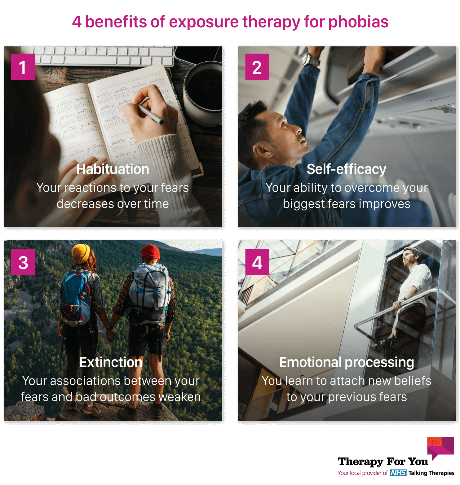 The benefits of using exposure therapy for phobias and reducing fears