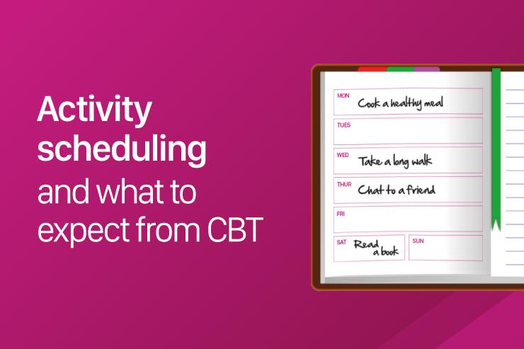 Activity scheduling and what to expect from CBT
